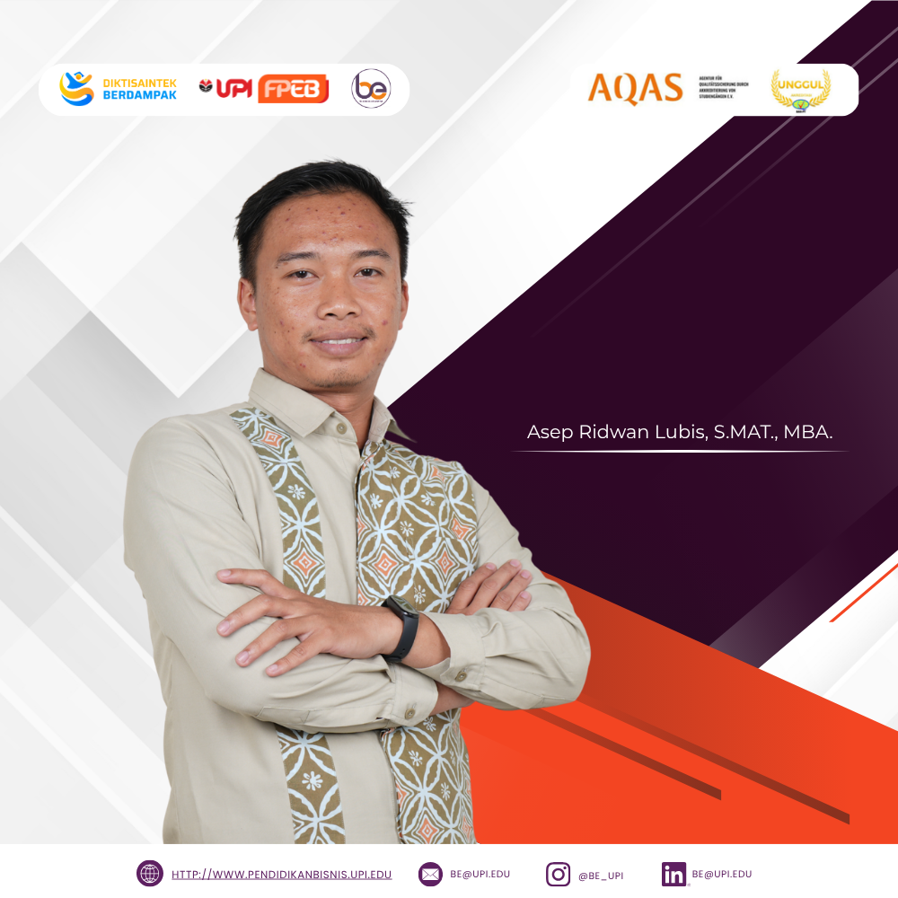 Asep Ridwan Lubis, S.MAT., MBA.