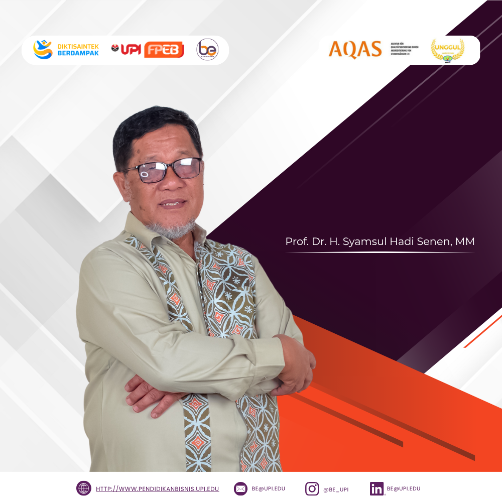 Prof. Dr. H. Syamsul Hadi Senen, M.M.